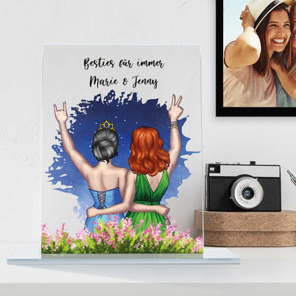 SEO. Acrylglas mit Konfiguration - Beste Freundin - Linkreich