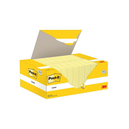 Post-it® Notes, Gelb, 38 mm x 51 mm, Promotion, 100 Blatt/Block, 16 Blöcke + 4 Gratis/Packung, 100% PEFC, SGSCH-PEFC-COC-110078 | Packung (1 Stück)