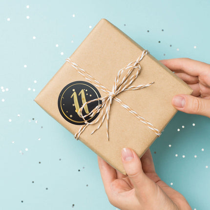 SEO. Adventskalender Zahlenaufkleber zum basteln mit bunten Zahlen für Weihnachten zum Selbstgestalten - Schwarz Linkreich