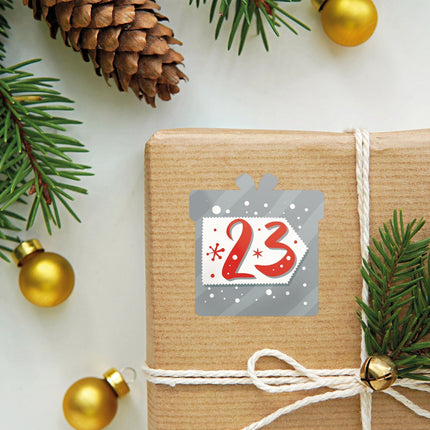 SEO. Adventskalender Zahlenaufkleber zum basteln mit bunten Zahlen für Weihnachten zum Selbstgestalten - Linkreich