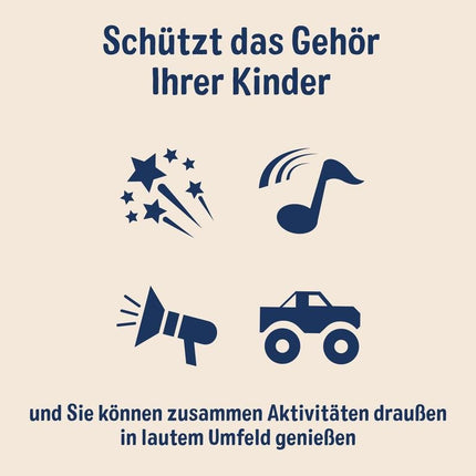 3M™Gehörschutz für Kinder mit Gehörschutz PKIDSP-TEAL-E, türkis (87-98 dB) | Packung (1 Stück)