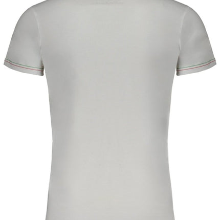 SEO. AERONAUTICA MILITARE Air Force T-Shirt Herren – Outdoor - Blaues Basic mit Logo - Druck - Braun Linkreich