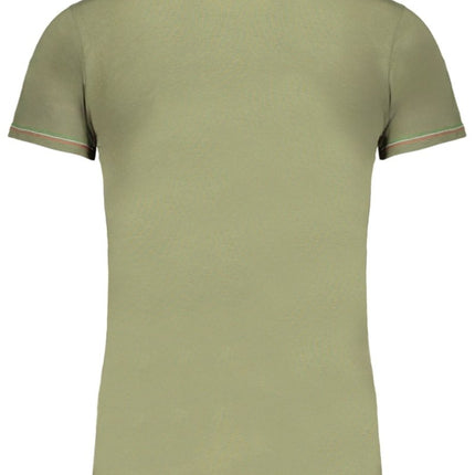 SEO. AERONAUTICA MILITARE Air Force T-Shirt Herren – Outdoor - Blaues Basic mit Logo - Druck - Braun Linkreich