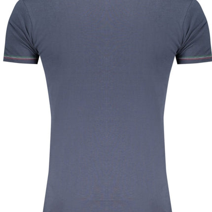 SEO. AERONAUTICA MILITARE Air Force T-Shirt Herren – Outdoor - Blaues Basic mit Logo - Druck - Braun Linkreich