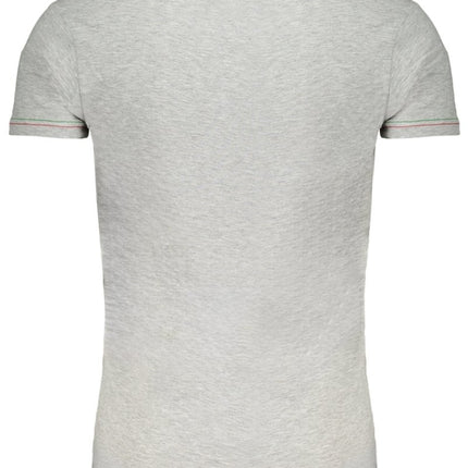 SEO. AERONAUTICA MILITARE Air Force T-Shirt Herren – Outdoor - Blaues Basic mit Logo - Druck - Braun Linkreich