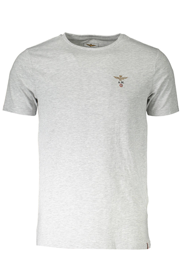 Aeronautica Militare T-Shirt Herren – Graues Externes T-Shirt mit Logo