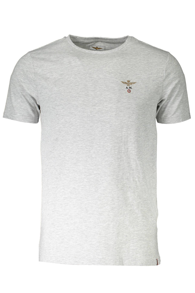 Aeronautica Militare Outdoor-T-Shirt Herren – Graues Funktionsshirt für Herbst/Winter