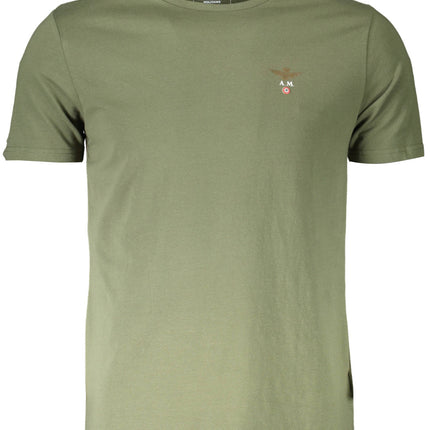 Aeronautica Militare Outdoor-T-Shirt Herren – Grünes Funktionsshirt für Herbst/Winter