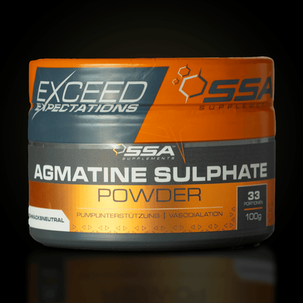 SEO. Agmatine Sulphate 100g = 33 Portionen SSA Suplements - Linkreich