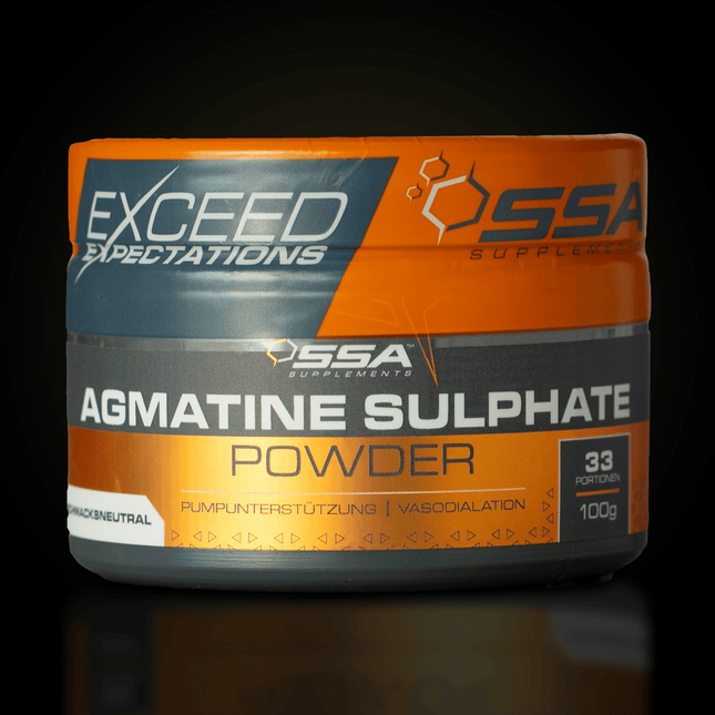 SEO. Agmatine Sulphate 100g = 33 Portionen SSA Suplements - Linkreich