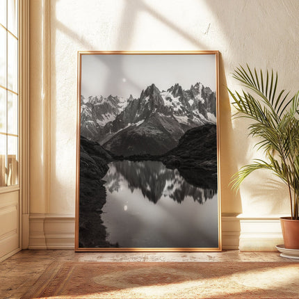 Chamonix Reflections – Chamonix, France (Set of 3 – black & white)