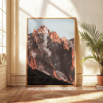 Chamonix Mountains Triptych Wall Art Set