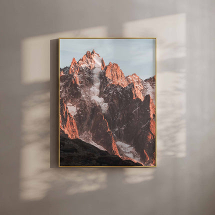 The Chamonix Summit Series – Set of 6 Mountain Prints