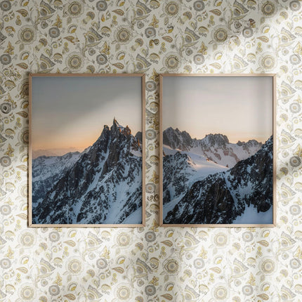 Aiguille du Midi Sunrise Wall Art – Chamonix Mountain Landscape Prints