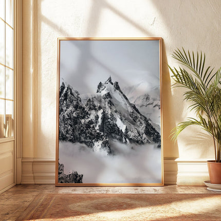 Mont Blanc Wall Art Triptych – Aiguille du Midi Mountain Photography