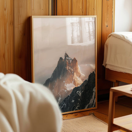 Aiguille du Midi Print – Chamonix Mountain Wall Art Photography