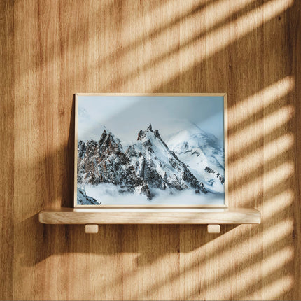 Aiguille du Midi Chamonix Wall Art Print – French Alps Photography