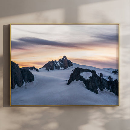 Aiguille du Midi Sunset Print – Chamonix Wall Art