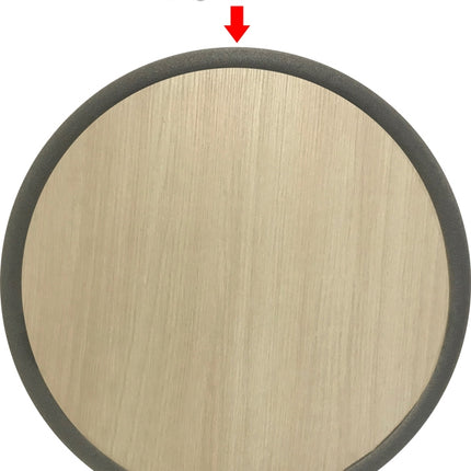 Akkaya Holzbodentisch Sofra Esstisch Klapptisch mit Metalfüße Durchmesser 60cm