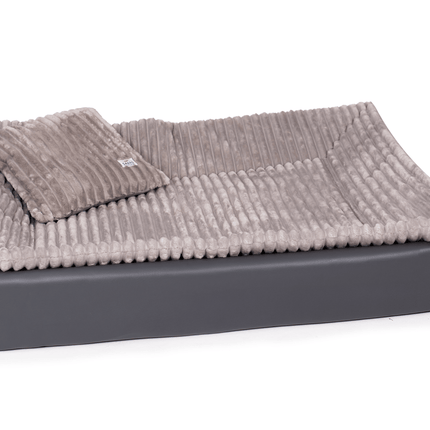 SEO. All - In Relax Bundle | KUDDE Hundebett + Einlage & Kissen - stone Linkreich