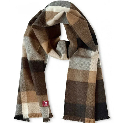 Apu Kuntur - 100% Baby Alpaka - Webschal - Cuadro