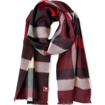 Apu Kuntur - 100% Baby Alpaka - Webschal - Cuadro