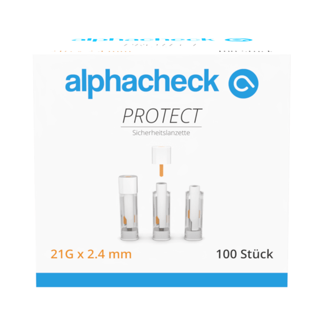 Alphacheck PROTECT Sicherheitslanzetten