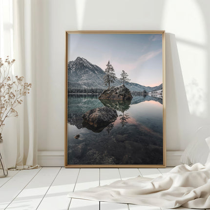 Hintersee Lake Print – Bavarian Alps Wall Art Photography