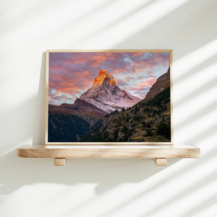 Matterhorn at Sunrise – Swiss Alps Wall Art