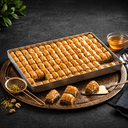 Aluminium Backblech Rechteck – Baklava & Gebäck - 45x35cm Linkreich