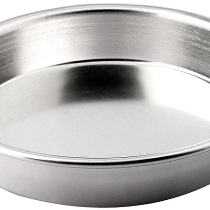 Aluminium-Tablett – rund mit Rand, leicht & robust, servieren/backen (Ø 30–50 cm) - 30cm Linkreich