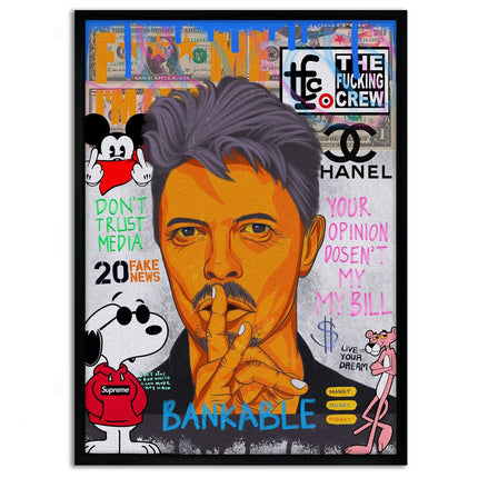 Andy Bowie - Leinwandbild Pop Art (Canvas) kaufen bei Linkreich – Jetzt entdecken!