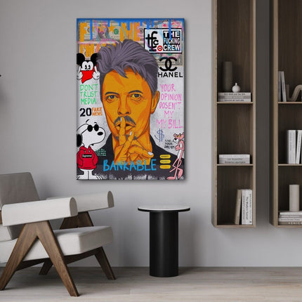 Andy Bowie - Leinwandbild Pop Art (Canvas) kaufen bei Linkreich – Jetzt entdecken!