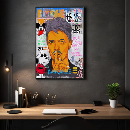 Andy Bowie - Leinwandbild Pop Art (Canvas) kaufen bei Linkreich – Jetzt entdecken!