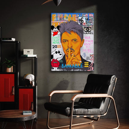 Andy Bowie - Leinwandbild Pop Art (Canvas) kaufen bei Linkreich – Jetzt entdecken!