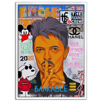 Andy Bowie - Leinwandbild Pop Art (Canvas) kaufen bei Linkreich – Jetzt entdecken!