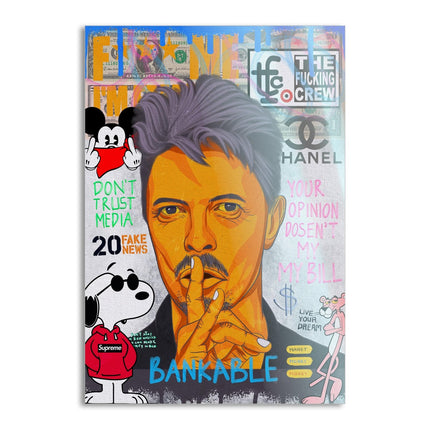 Andy Bowie - Leinwandbild Pop Art (Canvas) kaufen bei Linkreich – Jetzt entdecken!