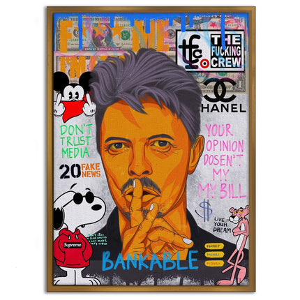 Andy Bowie - Leinwandbild Pop Art (Canvas) kaufen bei Linkreich – Jetzt entdecken!