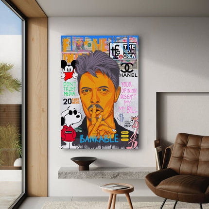 Andy Bowie - Leinwandbild Pop Art (Canvas) kaufen bei Linkreich – Jetzt entdecken!