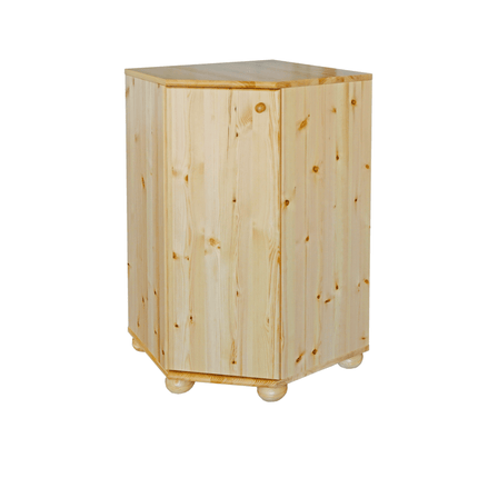 SEO. Anika Kiefer Massivholz Eck-Kommode | 100% Bio Kiefer - Natur Linkreich