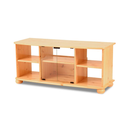 SEO. Anika TV - Schrank 125er | 100% Bio Kiefer Massivholz - Natur Linkreich
