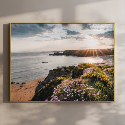 Annestown Beach Sunset, Ireland – Coastal Wall Art Print