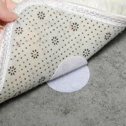 SEO. Antirutsch Klebepads mit Klett für Teppiche und Matten 10 Stück - Weiß Linkreich