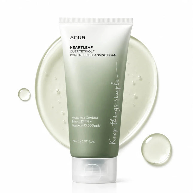SEO. Anua Heartleaf Quercetinol Pore Deep Cleansing Foam 150 ml - Heartleaf cleansing foam Linkreich