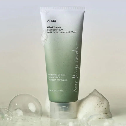 SEO. Anua Heartleaf Quercetinol Pore Deep Cleansing Foam 150 ml - Heartleaf cleansing foam Linkreich