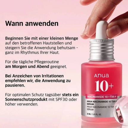 SEO. Anua Niacinamide 10 % + Txa 4 % Serum - Niacinamid 10% Linkreich
