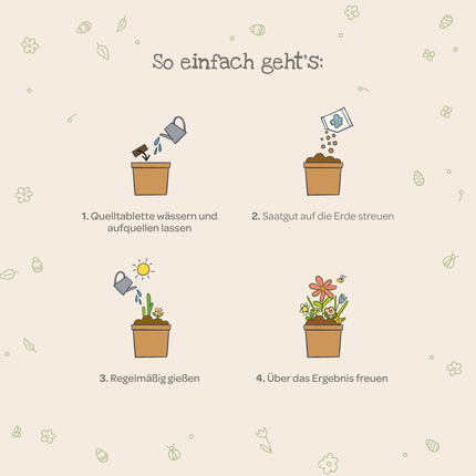 Blümchen aus dem Becher