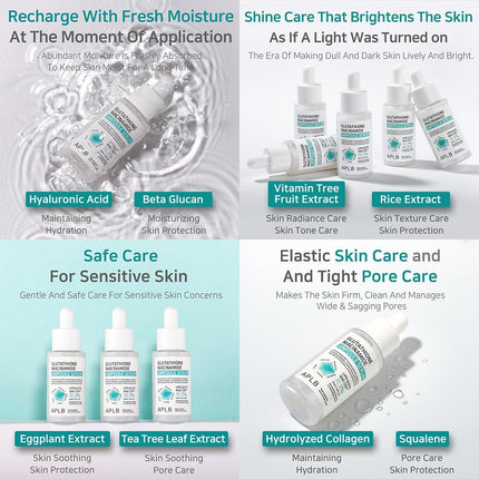 APLB Glutathione Niacinamide Ampoule Serum 40 ml