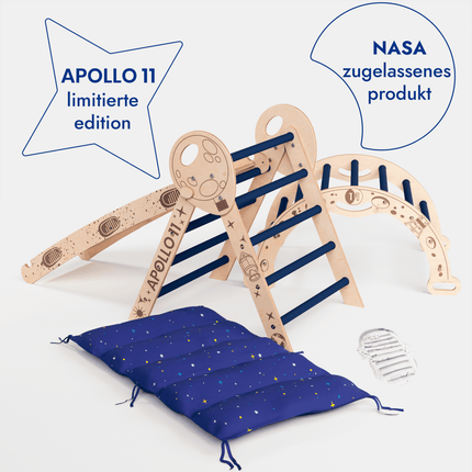 Apollo 4in1 Kletterset: Pikler - Dreieck, Kletterbogen, Rutschbrett und Kissen für kleine Kleinkind - Astronauten (4in1 Playsets) kaufen bei Linkreich – Jetzt entdecken!
