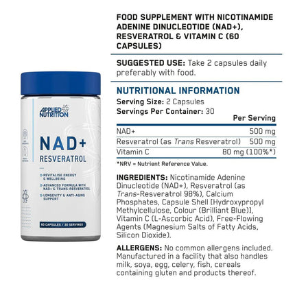 SEO. Applied NAD Resveratrol 60 Kapseln - Linkreich